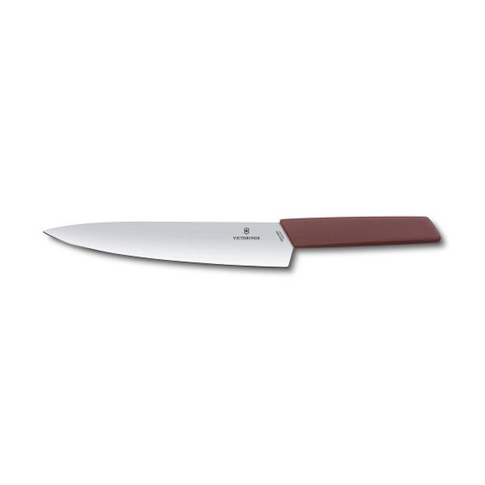 Кухонный нож Victorinox Swiss Modern 22 см Burgundy (6.9016.221B)