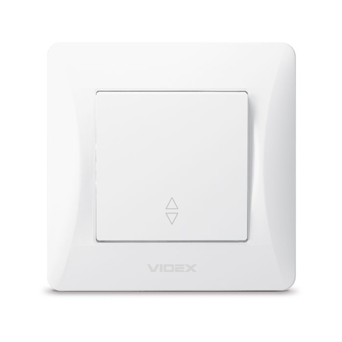 Переключатель Videx BINERA 1кл проходной белый (VF-BNSW1P-W) изображение 2