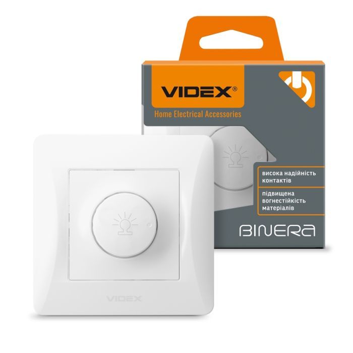 Світлорегулятор Videx BINERA 600Вт (VF-BNDM600-W) зображення 4