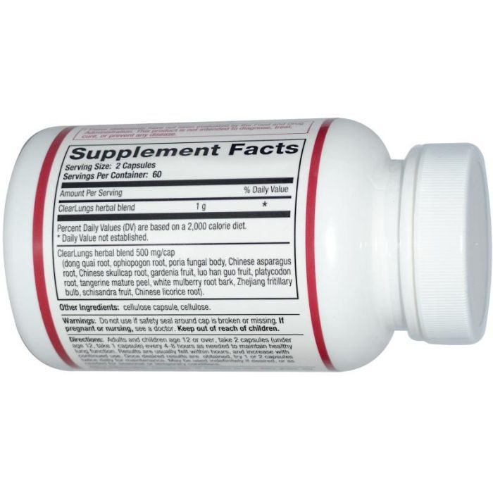 Травы Ridgecrest Herbals Комплекс для Поддержки Легких, Растительная Китайская (RCH136) изображение 2