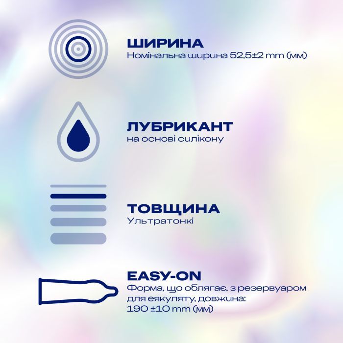 Презервативы Durex Invisible латексные с силиконовой смазкой ультратонкие 3 шт. (5052197049589) изображение 2