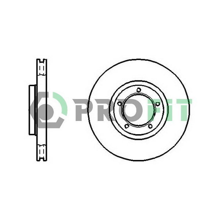 Тормозной диск Profit 5010-0848