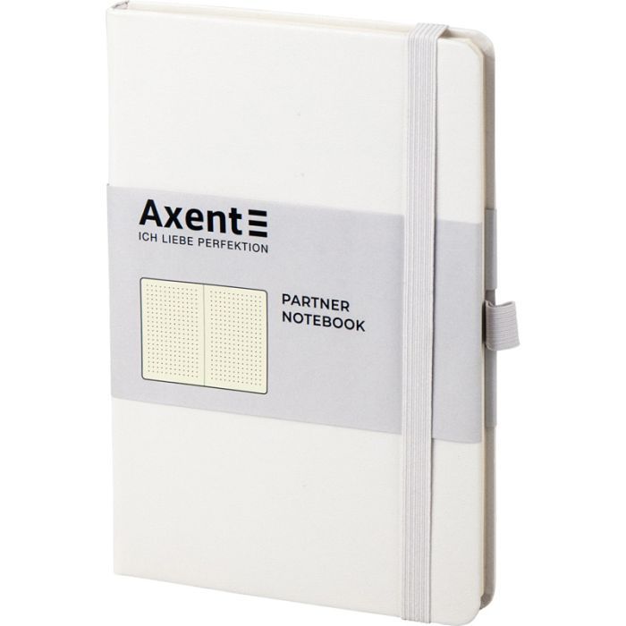 Книга записна Axent Partner 125х195 мм в точку 96 аркушів Біла (8306-21-A) зображення 2