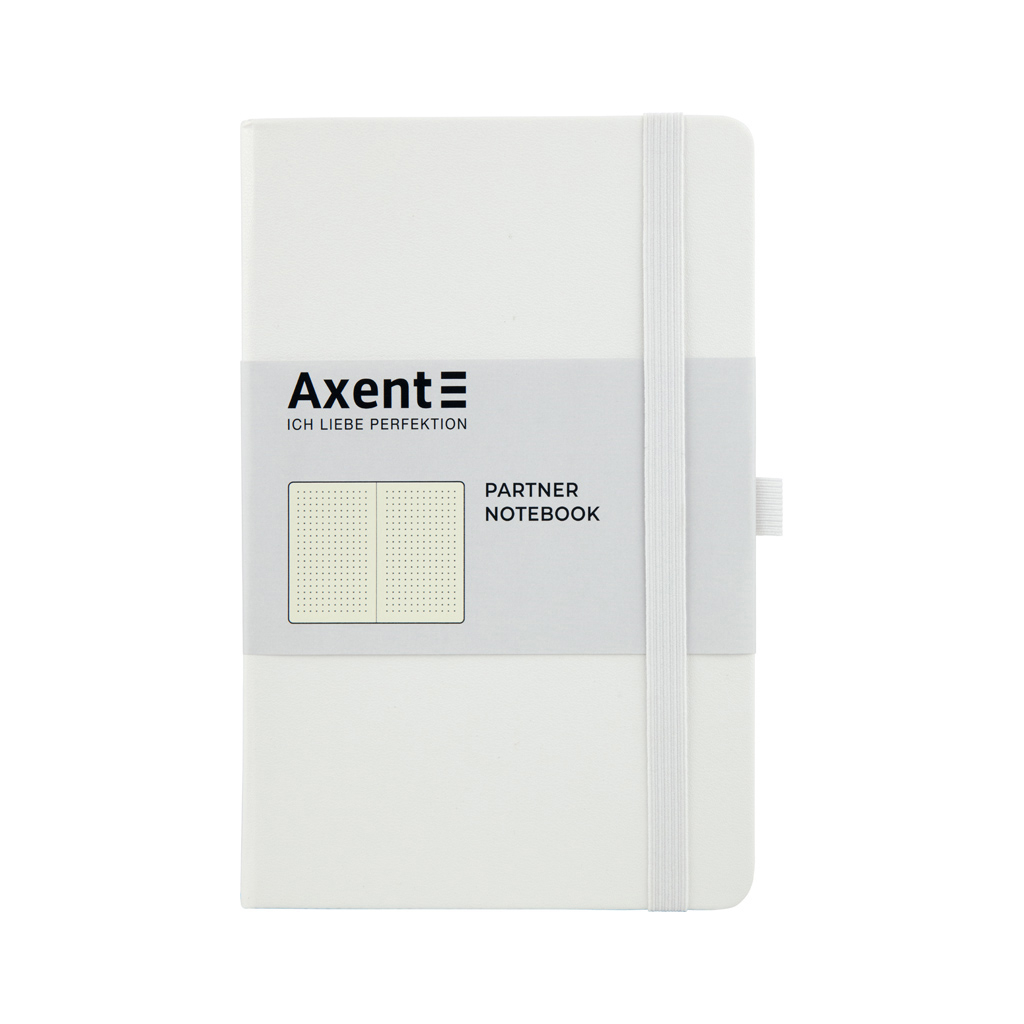 Книга записная Axent Partner 125х195 мм в точку 96 листов Белая (8306-21-A)