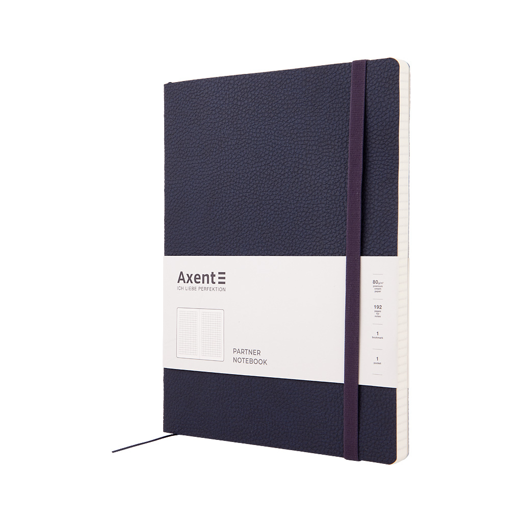Книга записна Axent Partner Soft L 190х250 мм в гнучкою обкладинці 96 аркушів в (8615-02-A) зображення 2