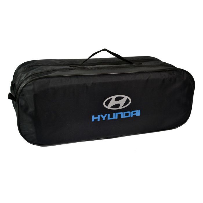 Сумка-органайзер Poputchik в багажник Hyundai черная (03-019-2Д)