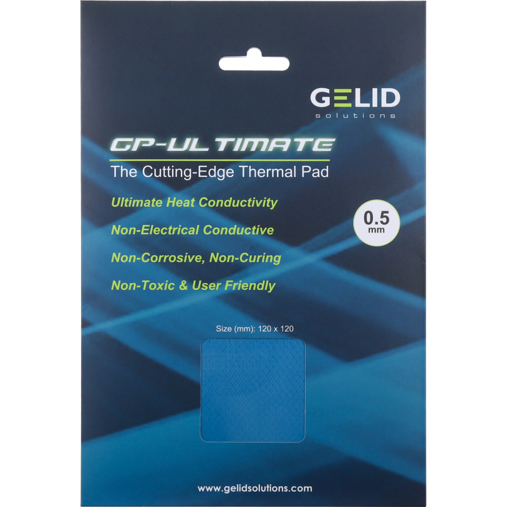 Термопрокладка Gelid Solutions Thermal Pad 120x120x0,5 mm (TP-GP04-S-A) изображение 4