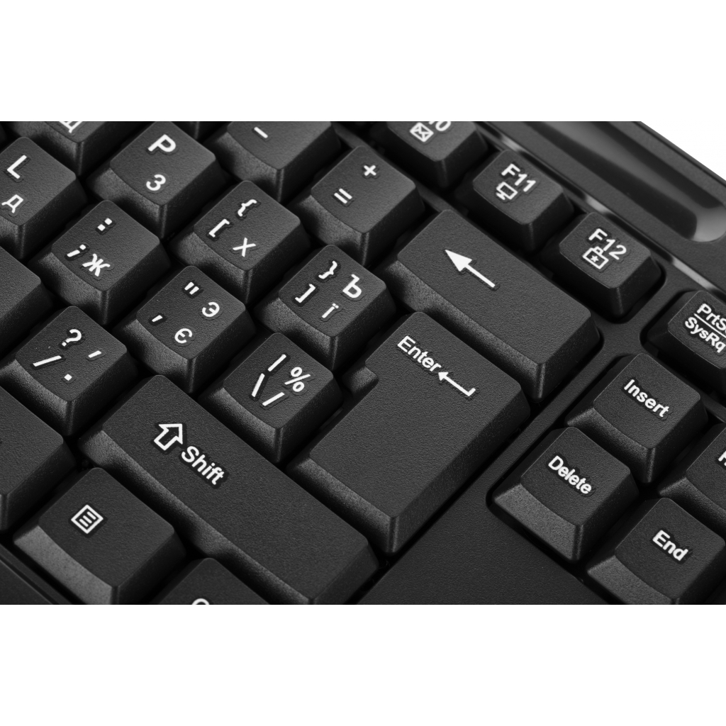 Клавиатура 2E KM1040 USB Black (2E-KM1040UB) изображение 5