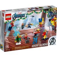 Конструктор LEGO Новогодний календарь Мстители Marvel 298 деталей (76196)
