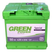 Аккумулятор автомобильный GREEN POWER 50Ah (000022355)