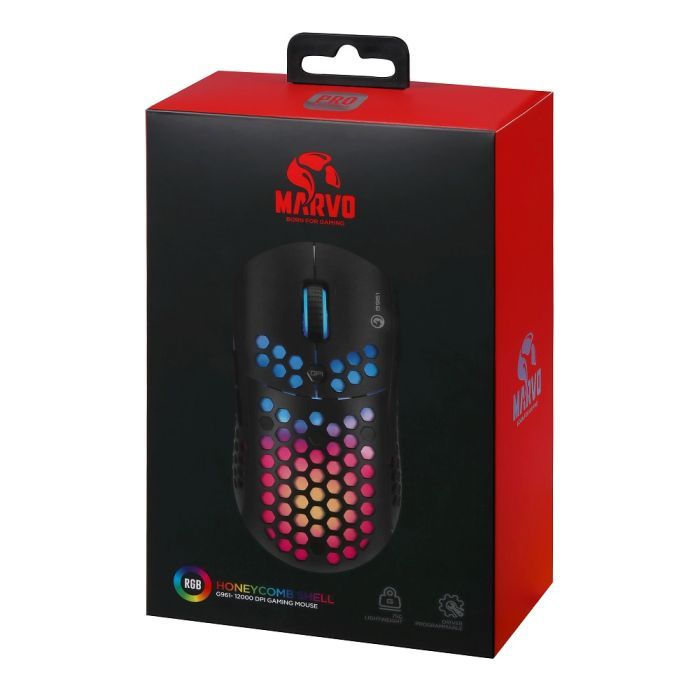 Мышка Marvo G961 RGB-LED USB Black (G961) изображение 6