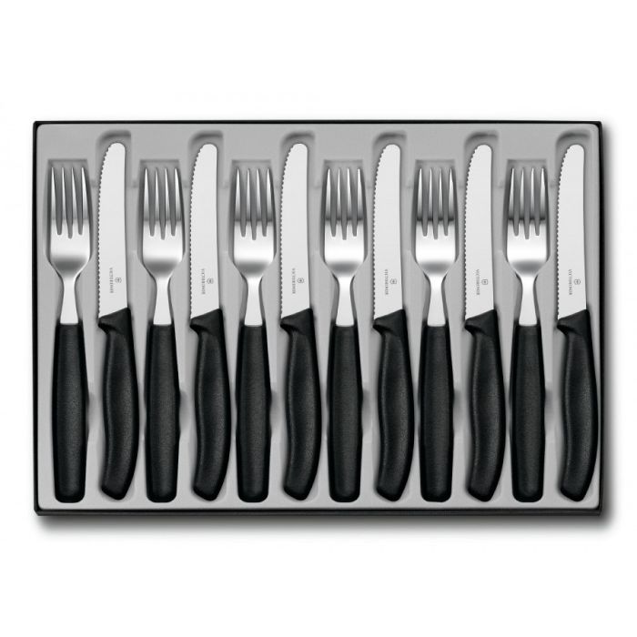 Набор столовых приборов Victorinox SwissClassic Table Set 12 шт Black (6.7833.12)