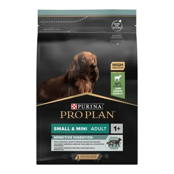Сухий корм для собак Purina Pro Plan Small&Mini Sensitive Digestion зі смаком ягняти 3 кг (7613036611268)