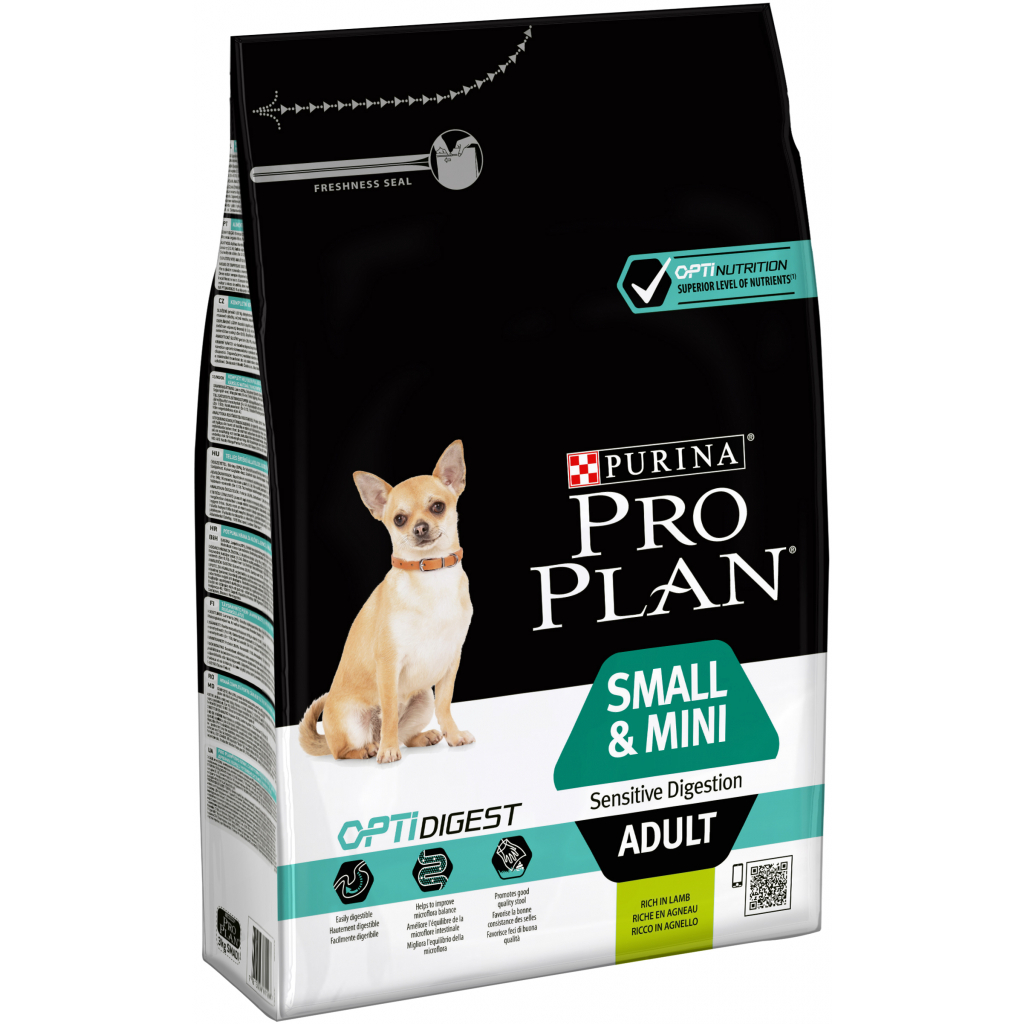 Сухой корм для собак Purina Pro Plan Small&Mini Sensitive Digestion со вкусом ягненка 3 кг (7613036611268)