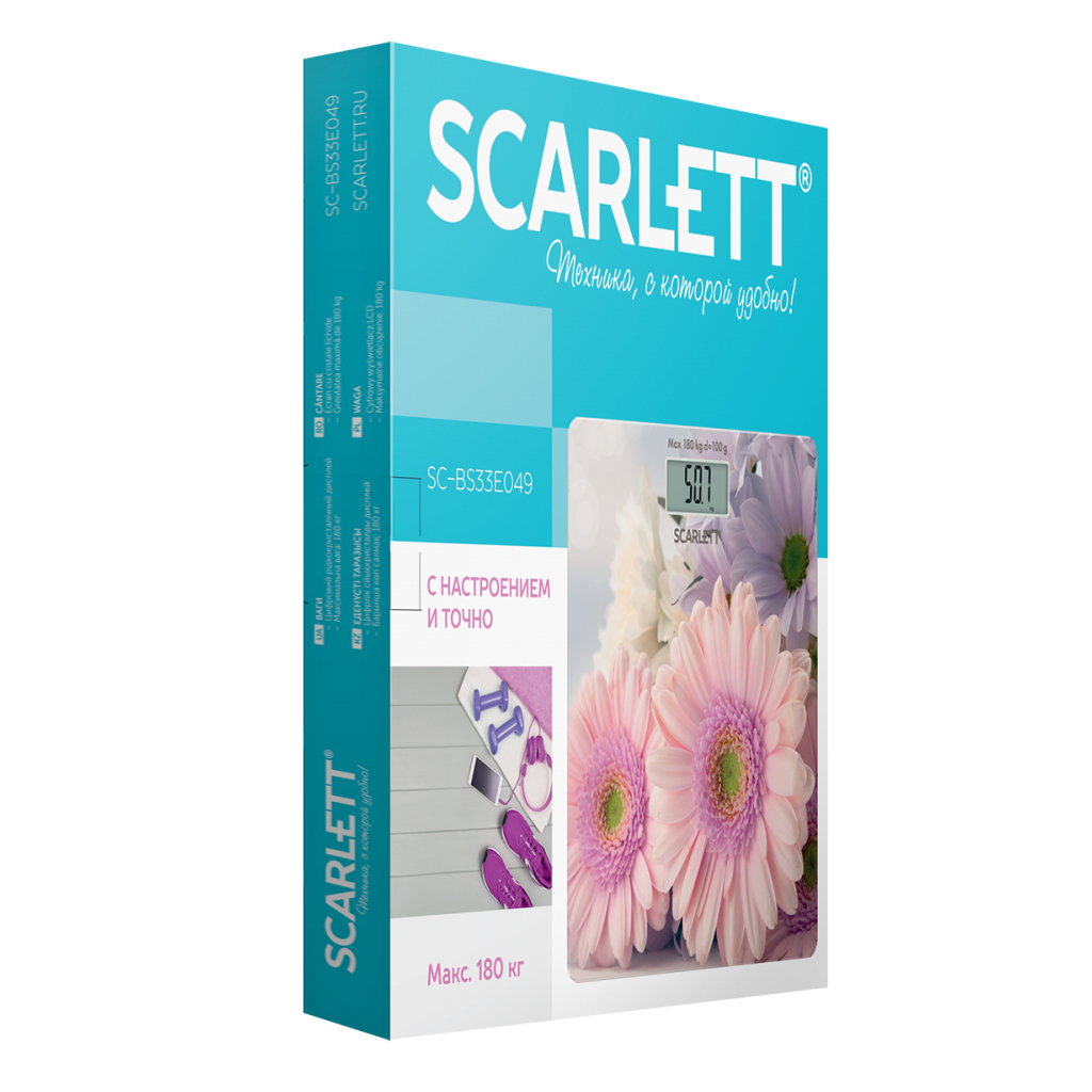 Ваги підлогові Scarlett SC-BS33E049 зображення 2