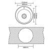 Мойка кухонная Interline RONDO sateen изображение 9