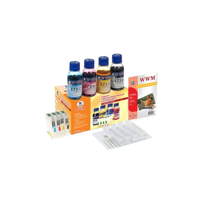 Комплект перезаправних картриджів WWM Epson S22/SX125/SX420W (RC.T128N)