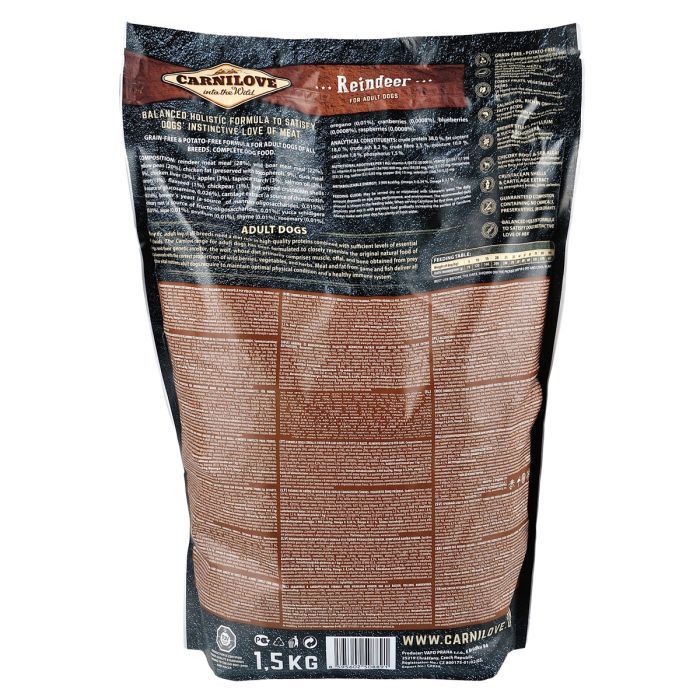 Сухой корм для собак Carnilove Adult Raindeer 1.5 кг (8595602508891) изображение 2
