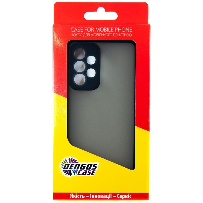 Чехол для мобильного телефона Dengos Matte Samsung Galaxy A33 (black) (DG-TPU-MATT-98) изображение 5