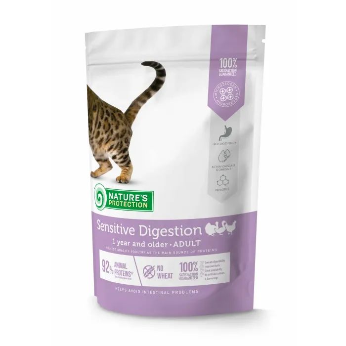 Сухой корм для кошек Nature's Protection Sensitive Digestion Adult 7 кг (NPS45768)