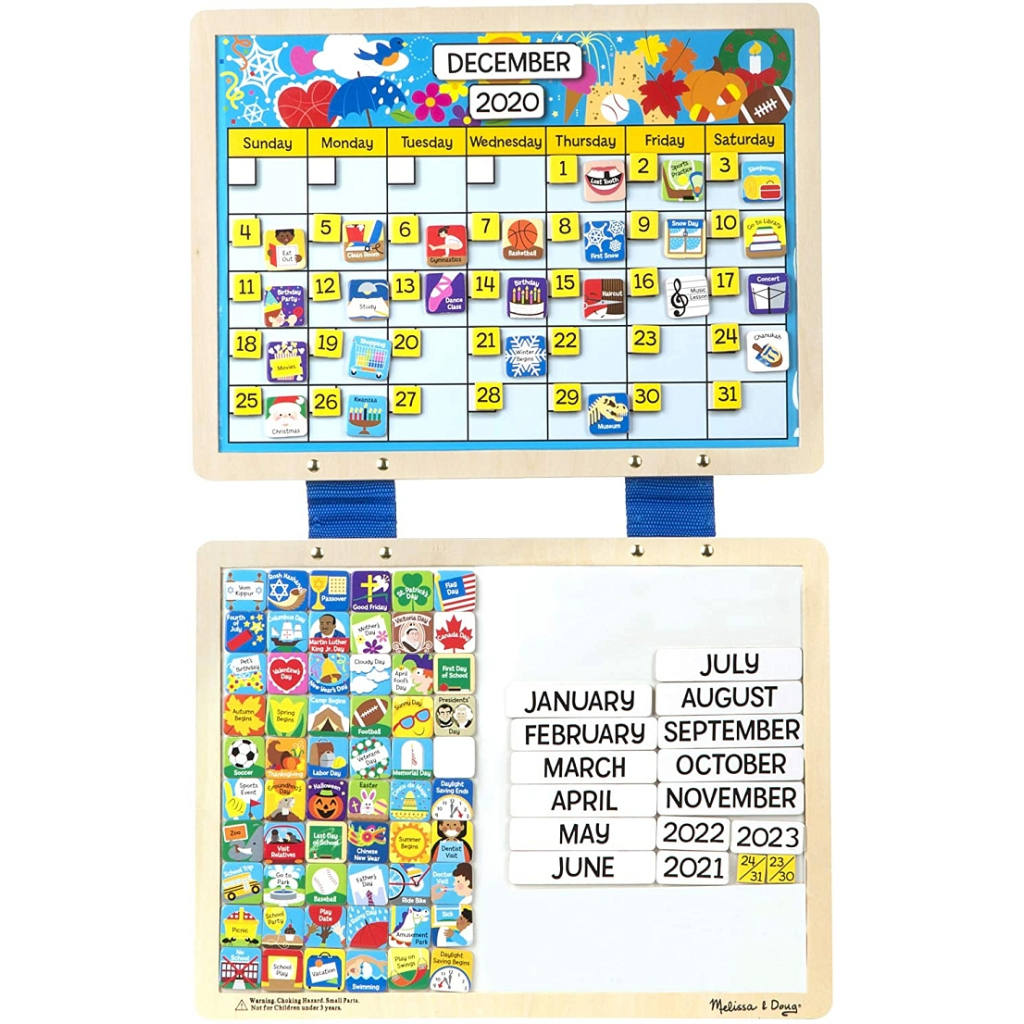 Игровой набор Melissa&Doug Вечный магнитный календарь (MD5058) изображение 2