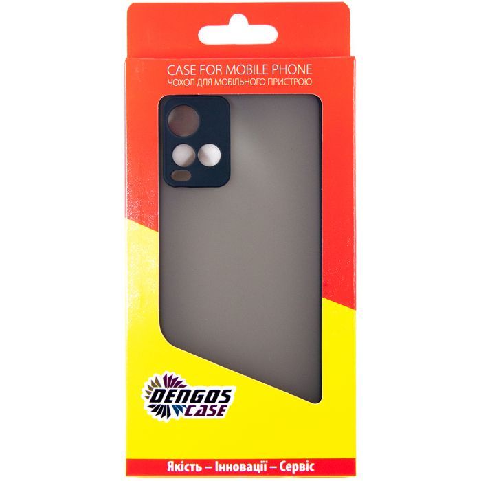 Чехол для мобильного телефона Dengos Matte Vivo Y33s (black) (DG-TPU-MATT-108) изображение 5