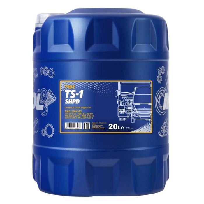 Моторное масло Mannol TS-1 SHPD 20л 15W-40 (MN7101-20)