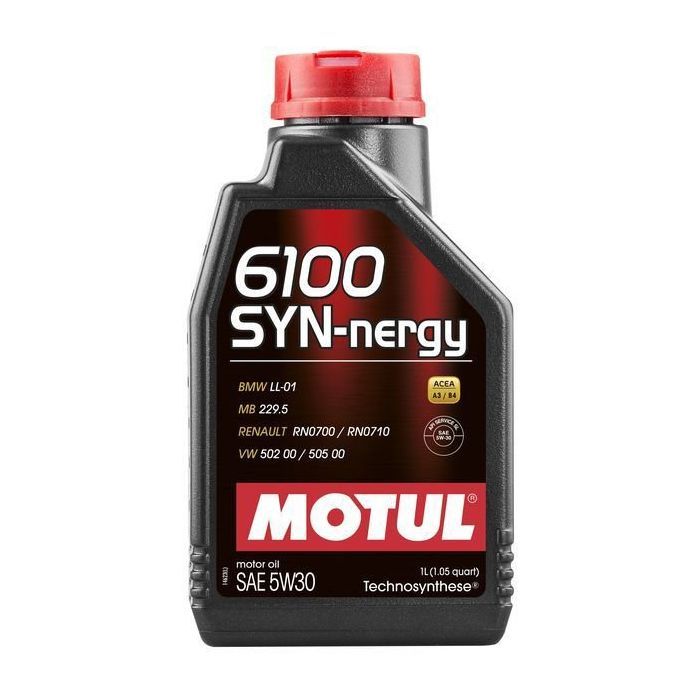 Моторна олива MOTUL 6100 Syn-nergy SAE 5W30 1 л (838311)