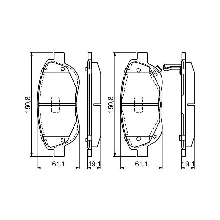 Гальмівні колодки Bosch 0 986 494 682 зображення 4