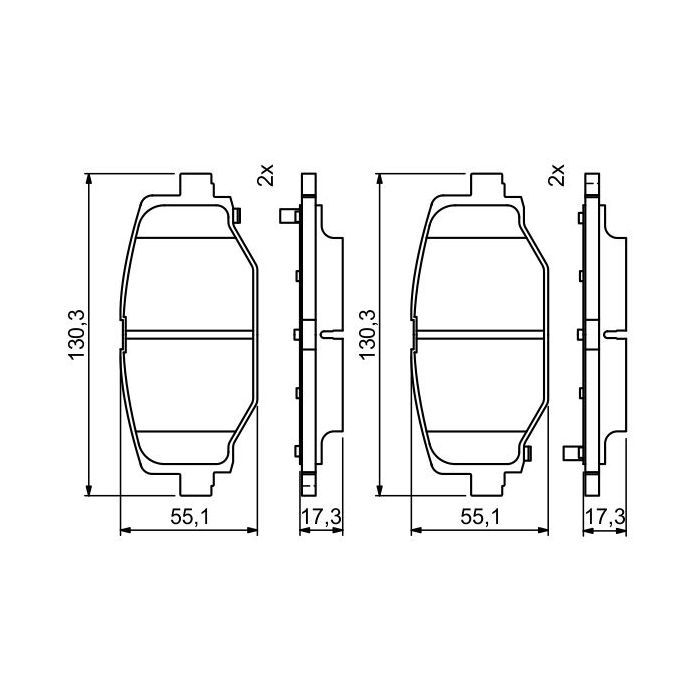 Тормозные колодки Bosch 0986494767 изображение 7