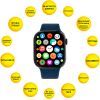 Смарт-часы AURA X3 Pro 47mm Blue (SWAX347BL) изображение 4