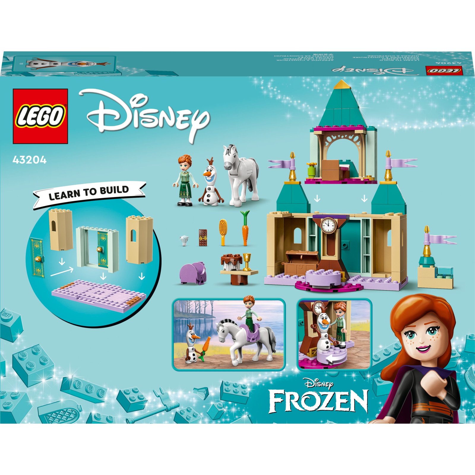 Конструктор LEGO Disney Princess Развлечения в замке Анны и Олафа 108 деталей (43204) изображение 9
