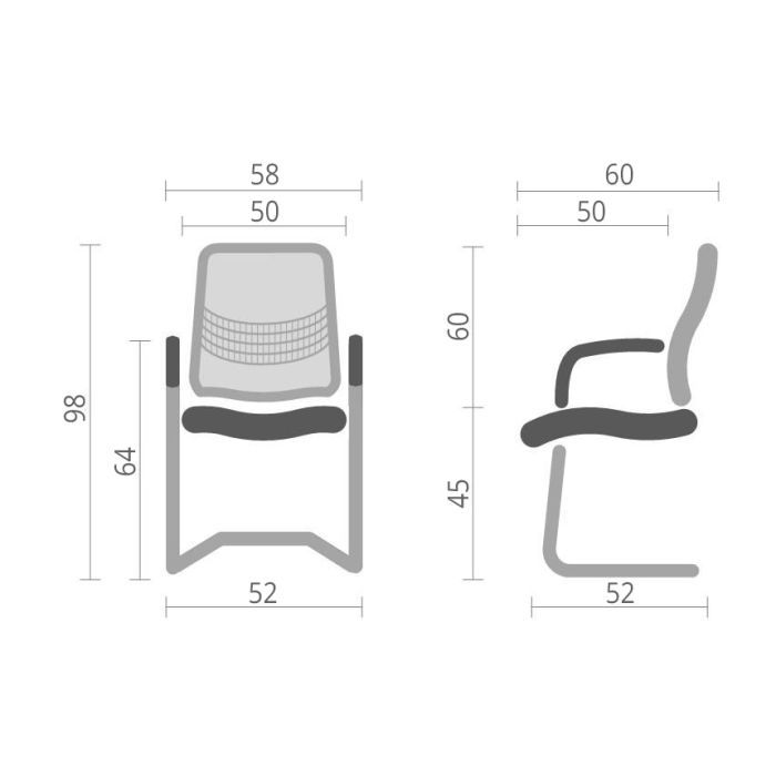 Офісне крісло Аклас Амір CF 8005D Чорний (00060144) зображення 4