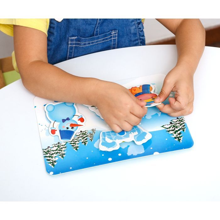 Развивающая игрушка Vladi Toys Игра с липучками Какое время года (укр) (VT1302-25) изображение 4