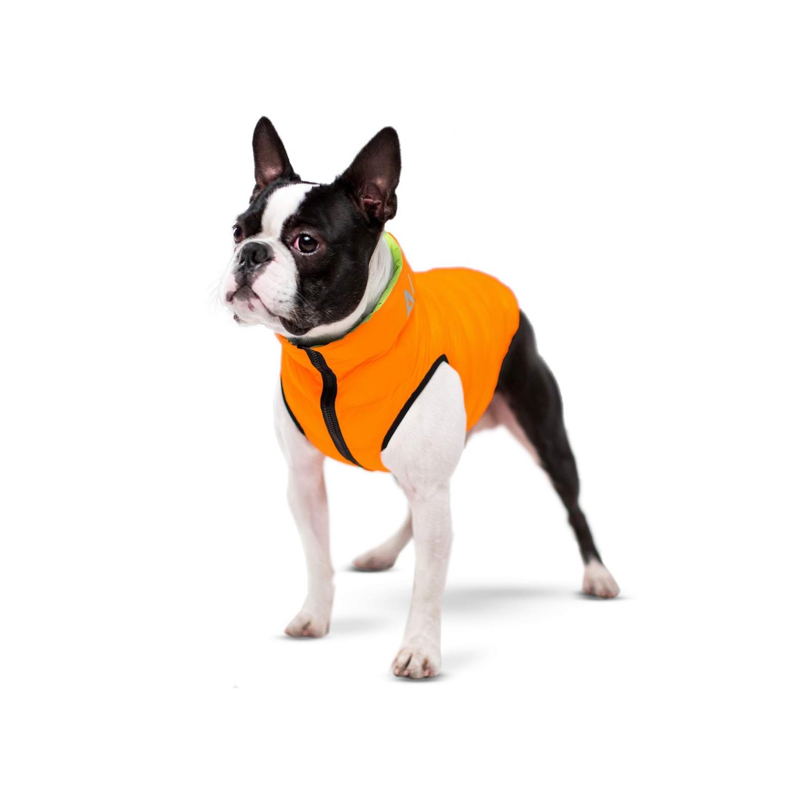 Курточка для животных Airy Vest двусторонняя L 55 оранжево-салатовая (1634) изображение 3