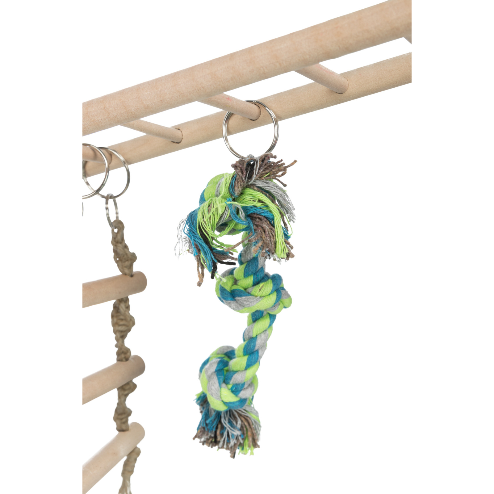 Іграшка для гризунів Trixie Міст підвісний з іграшками 29x25x9 см (4011905062747) зображення 3