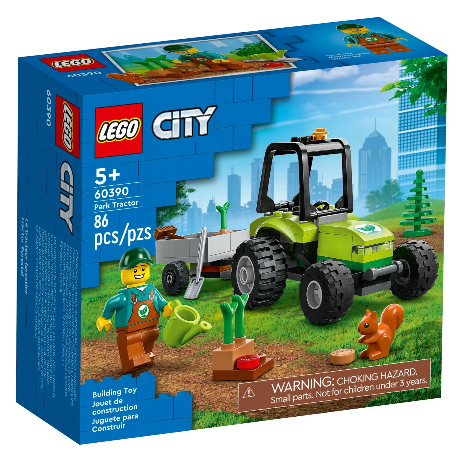 Конструктор LEGO City Трактор в парке 86 деталей (60390-) изображение 10