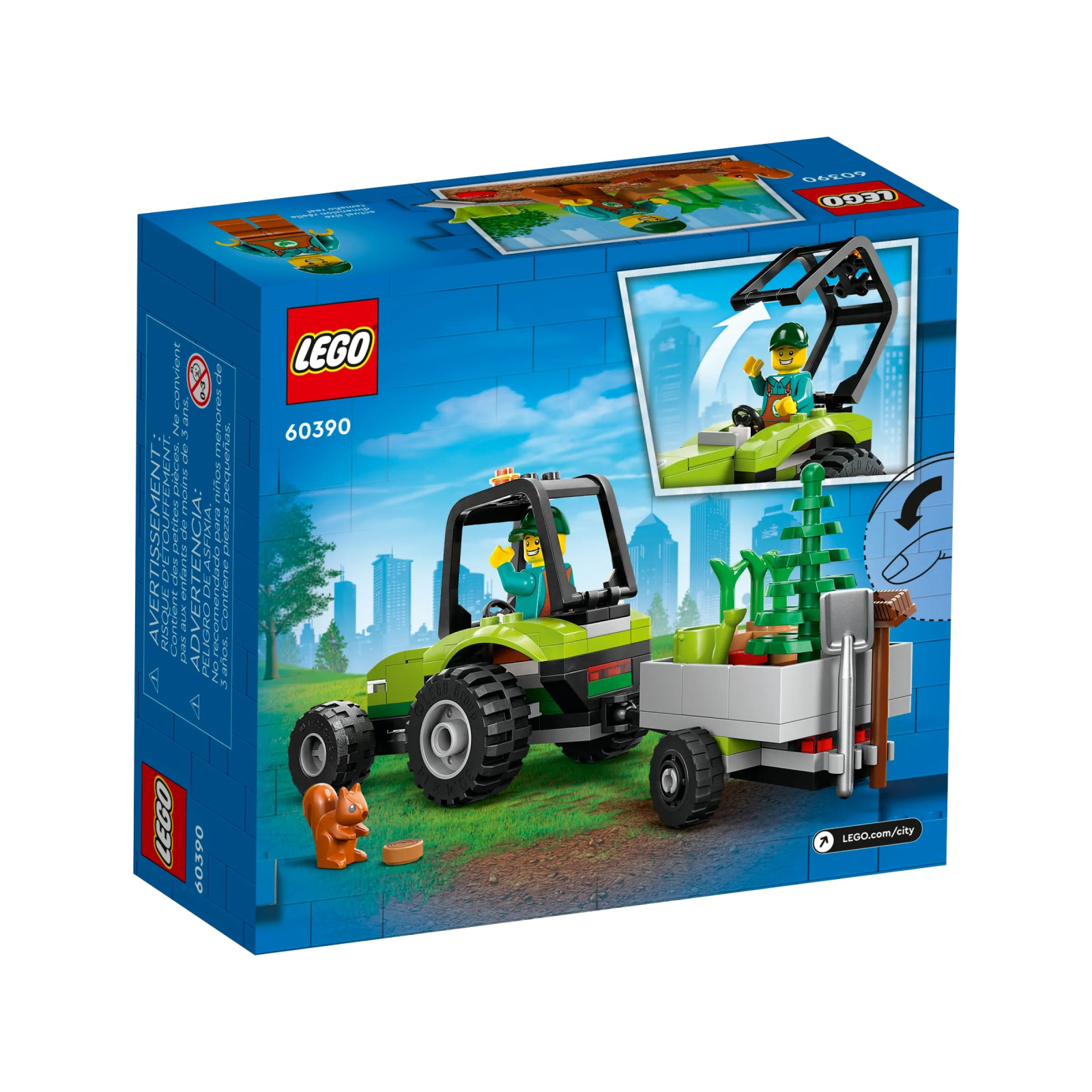 Конструктор LEGO City Трактор в парке 86 деталей (60390-) изображение 11