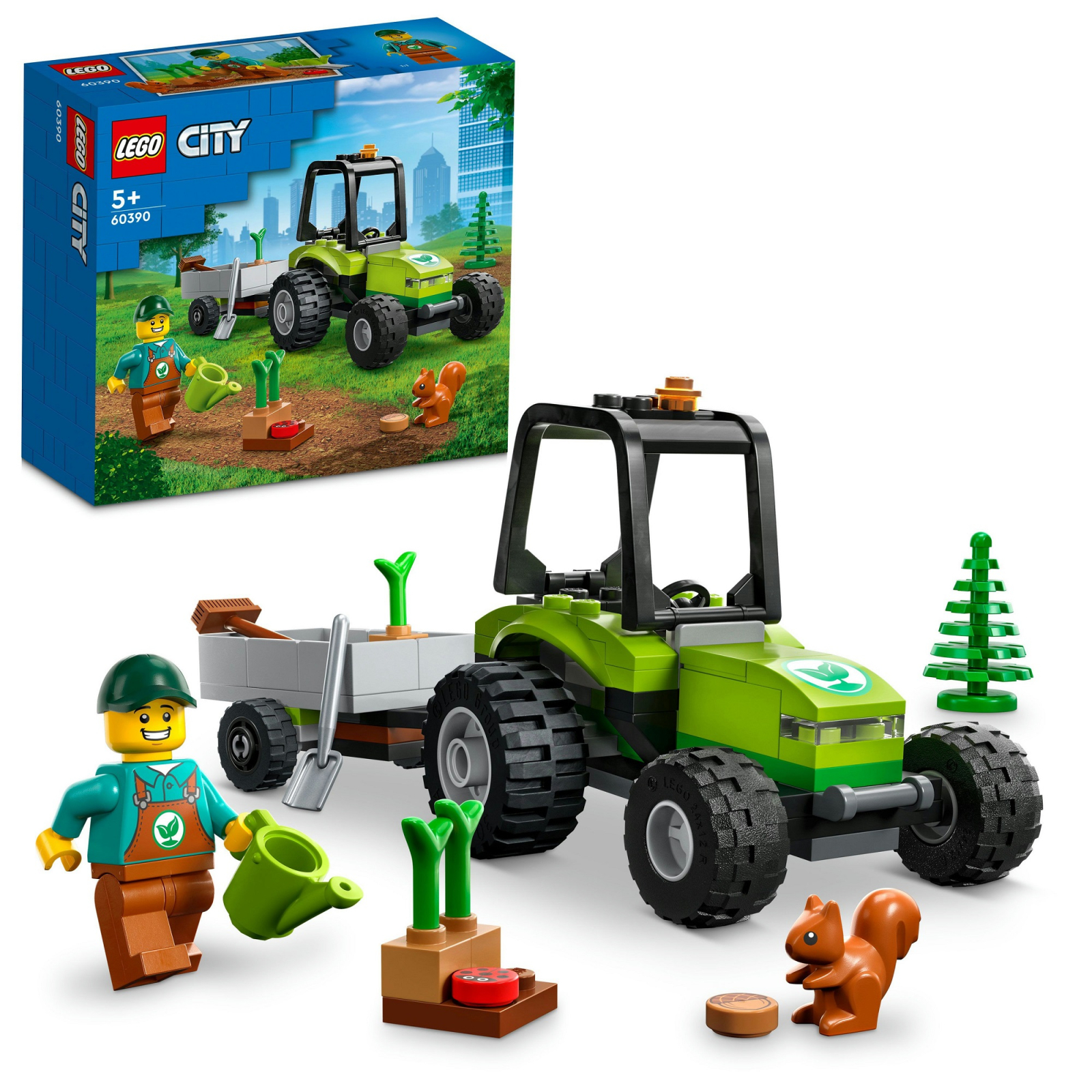 Конструктор LEGO City Трактор в парке 86 деталей (60390-) изображение 8