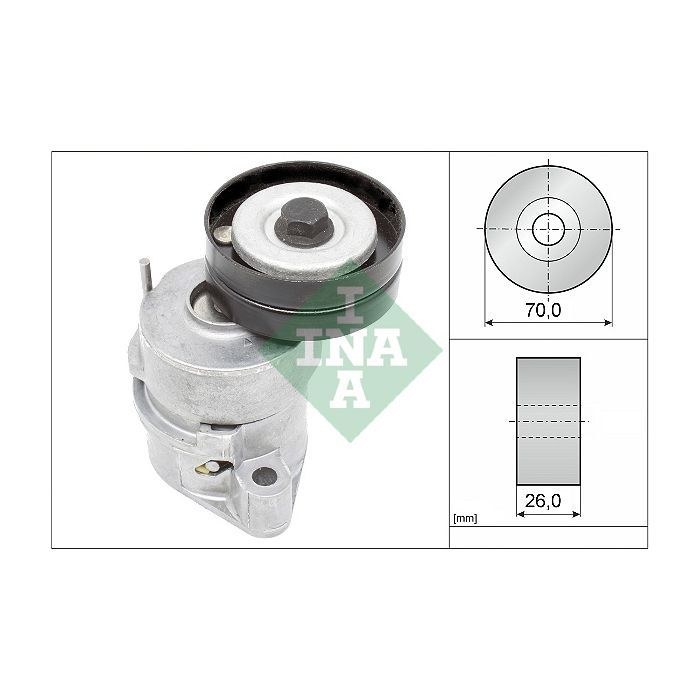Натяжитель ремня с роликом INA 534 0102 30