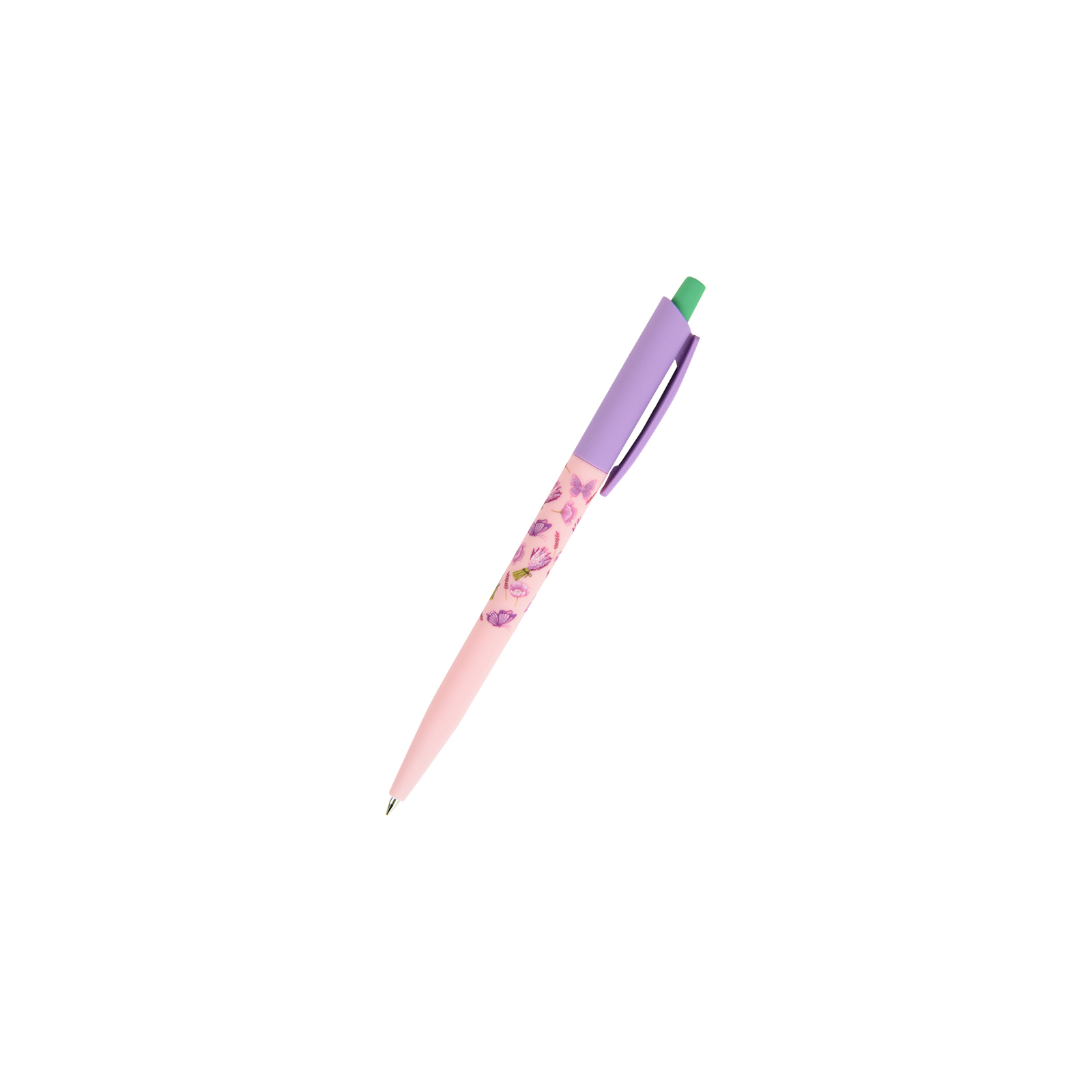 Ручка шариковая Axent автоматическая Lavender, синяя (AB1090-27-A)