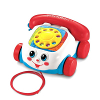 Фото - Развивающая игрушка Fisher Price Розвиваюча іграшка Fisher-Price Іграшка-каталка "Веселий телефон" Fisher-P 