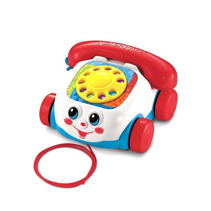 Развивающая игрушка Fisher-Price Іграшка-каталка "Веселий телефон" Fisher-Price (FGW66)