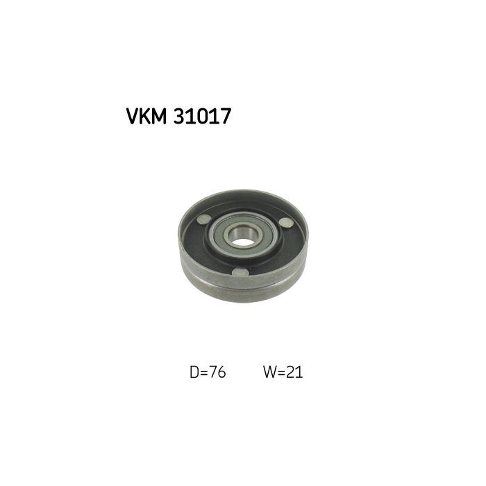 Ролик натягувача ременя SKF VKM 31017