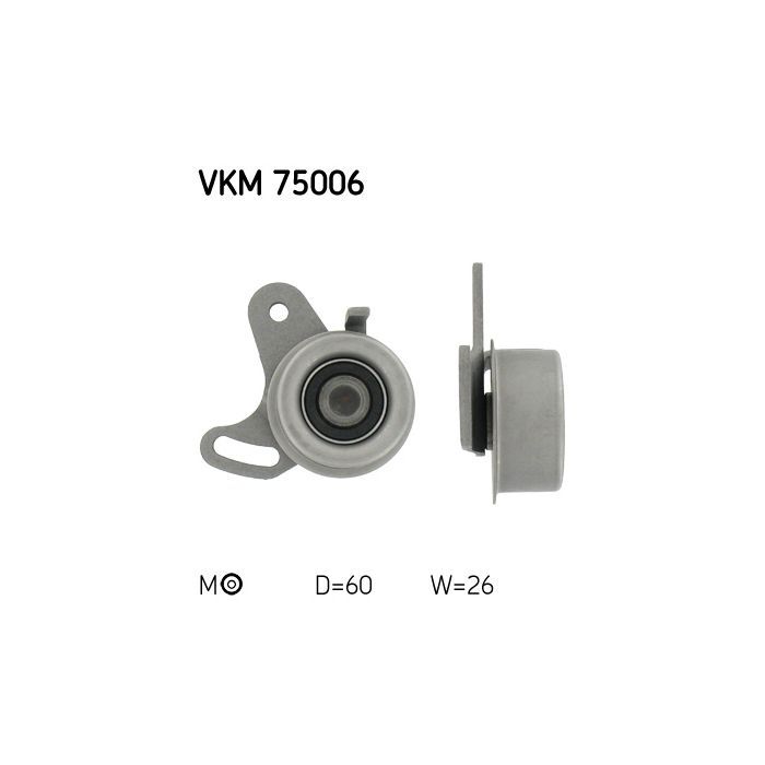 Ролик натяжителя ремня SKF VKM 75006