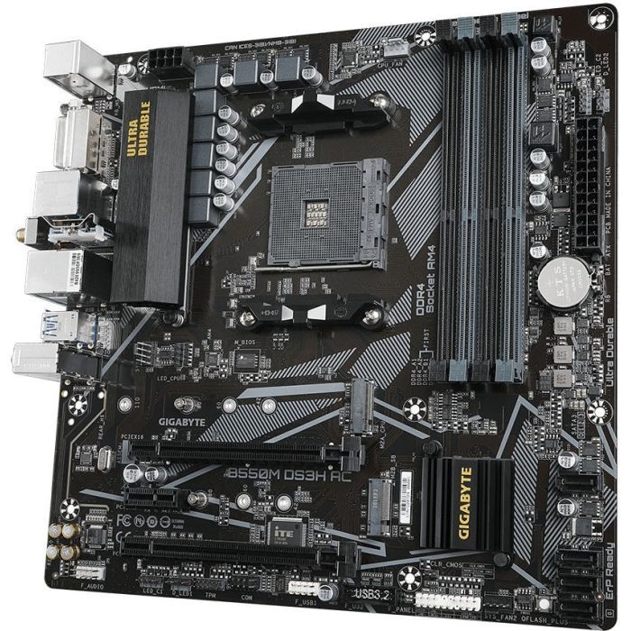 Материнская плата GIGABYTE B550M DS3H AC изображение 4