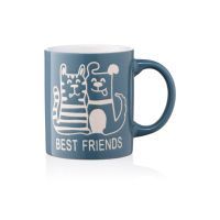 Чашка Ardesto Best friends 330 мл Blue (AR3471BL)