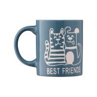 Чашка Ardesto Best friends 330 мл Blue (AR3471BL) изображение 5