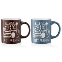 Чашка Ardesto Best friends 330 мл Blue (AR3471BL) изображение 7