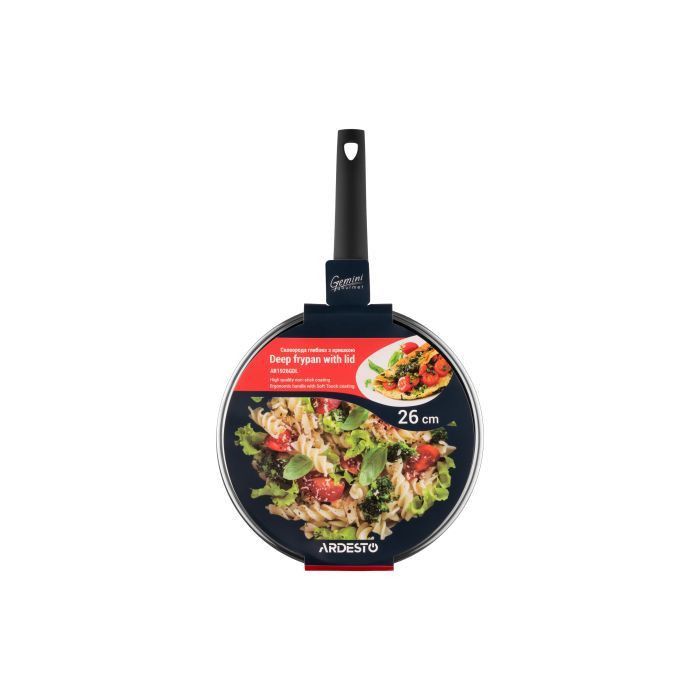 Сковорода Ardesto Gemini Gourmet Viareggio Cover Grey 28 см (AR1928GDL) изображение 2
